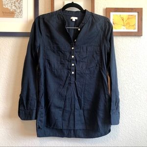 Gap Navy Popover Long Sleeve Tunic